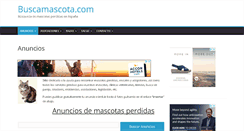 Desktop Screenshot of buscamascota.com