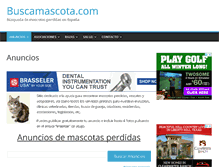 Tablet Screenshot of buscamascota.com